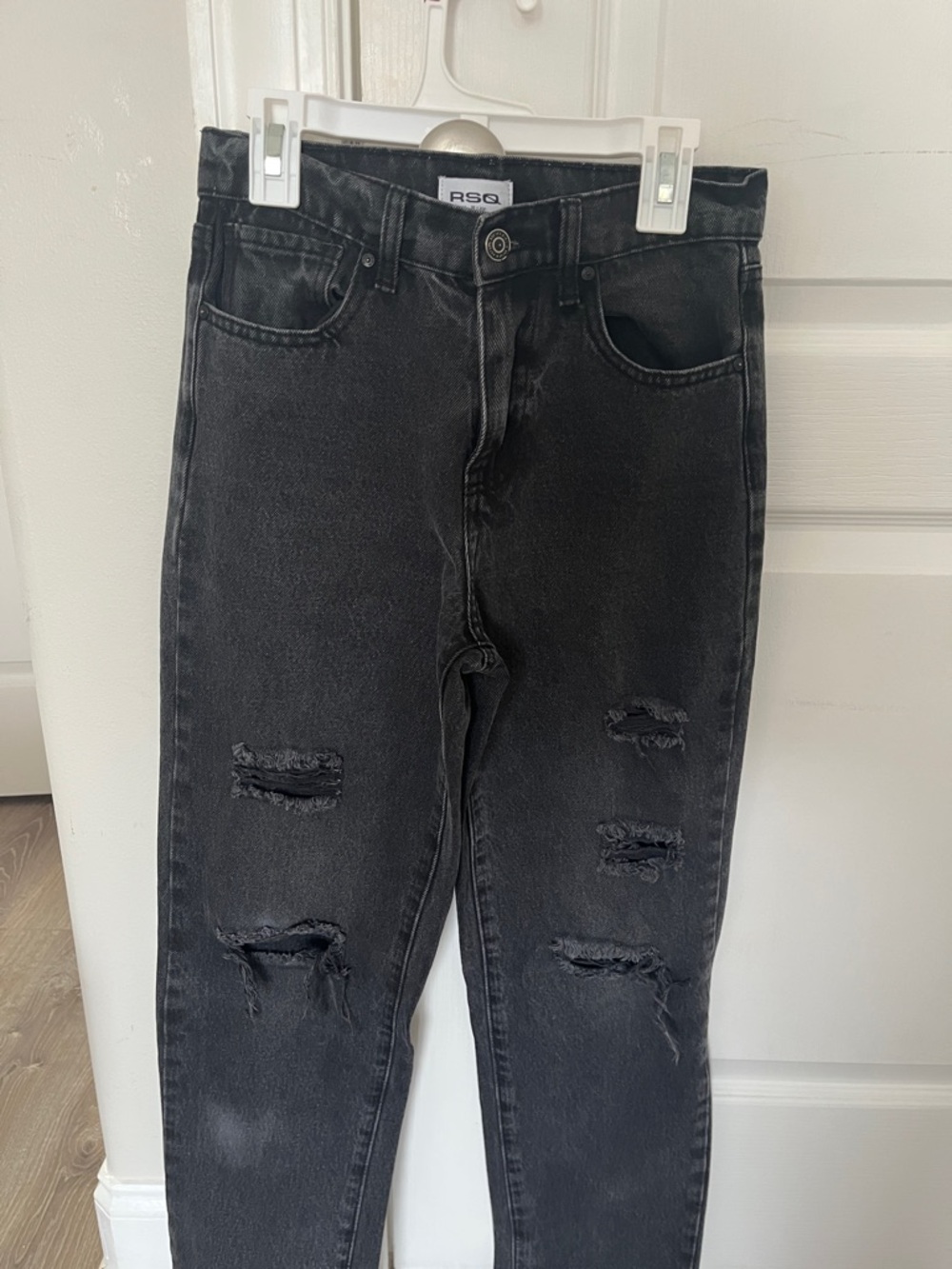 RSQ Charcoal Black High-Rise Jeans Girls